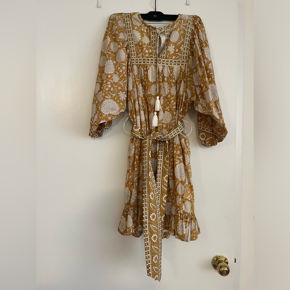 Cleobella beige sun dress